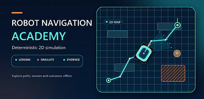 Robot Navigation Academy app showcase artwork